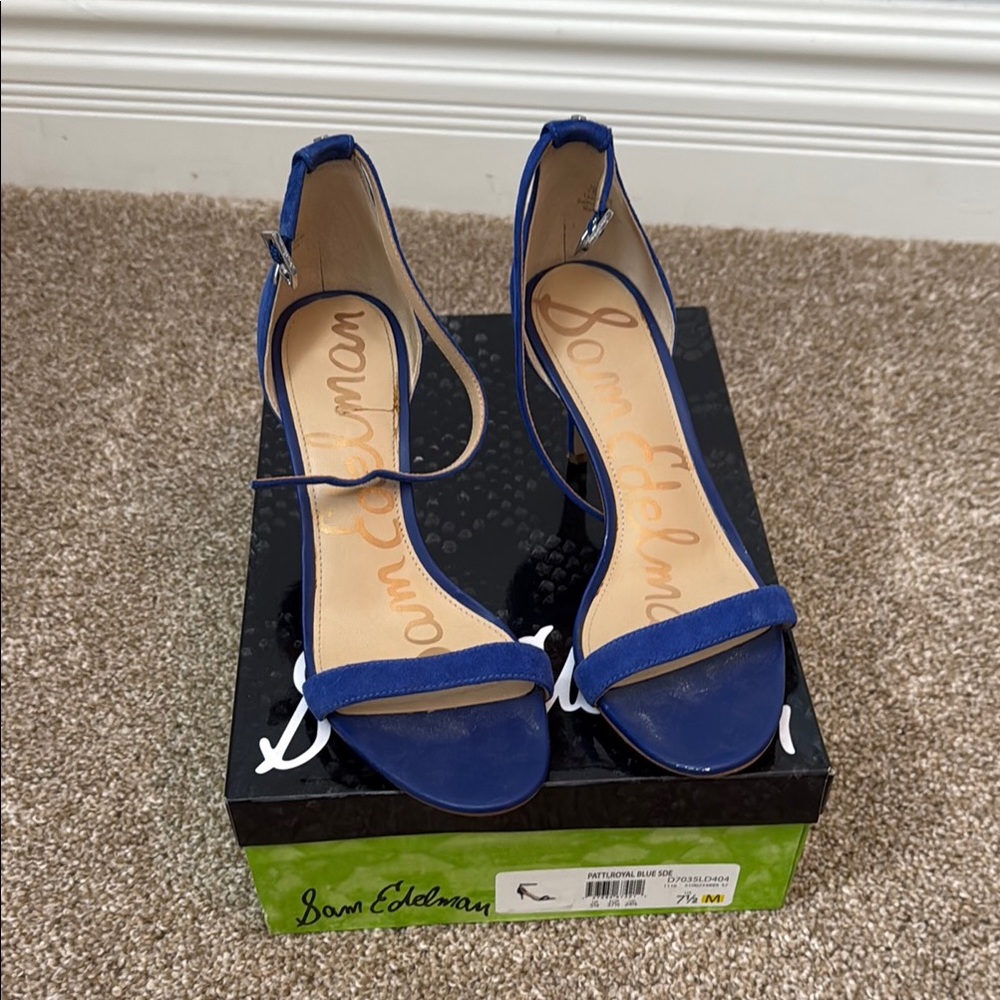Sam Edelman Women's Blue Heels